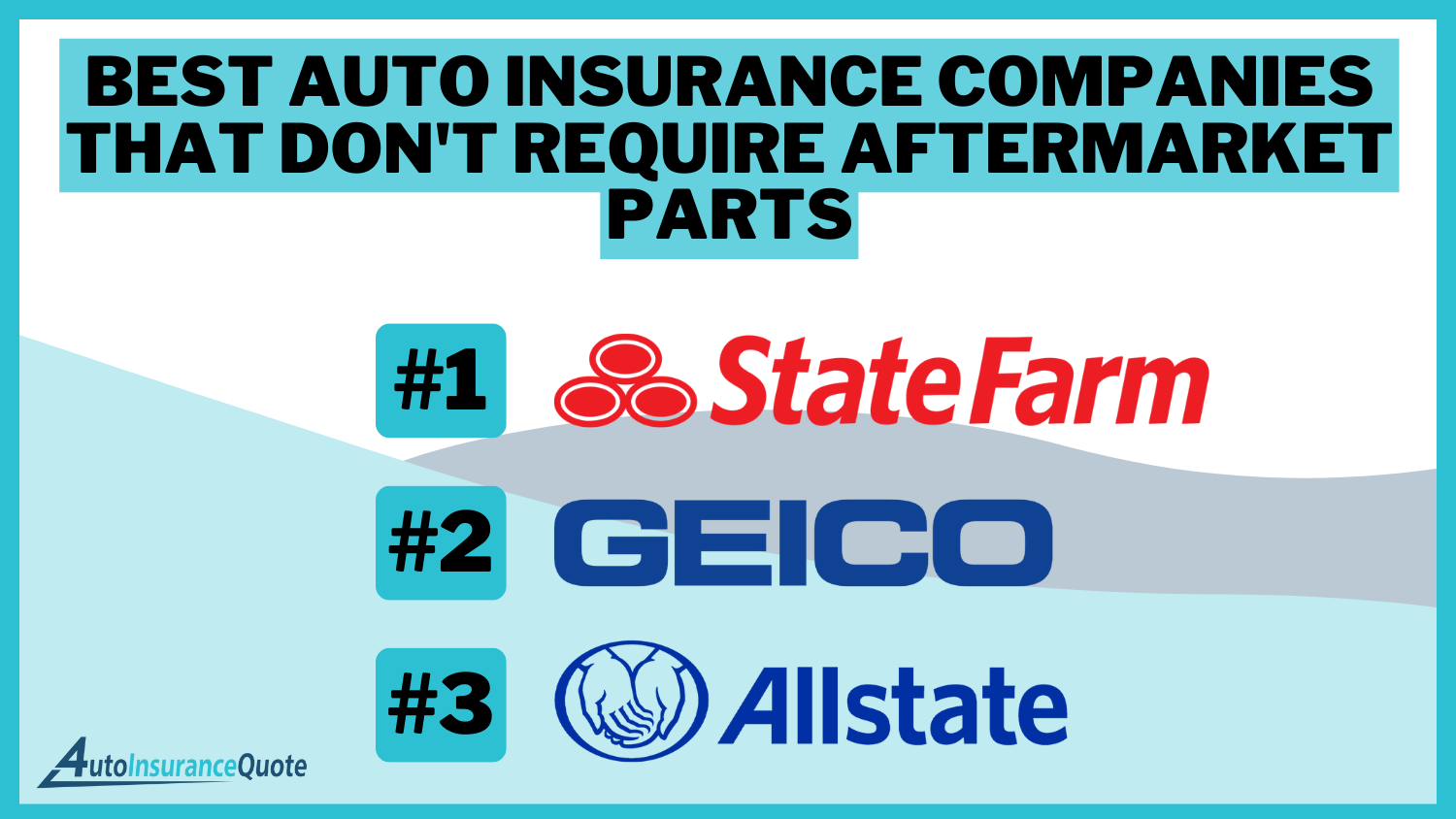 Best Auto Insurance Companies That Don't Require Aftermarket Parts in