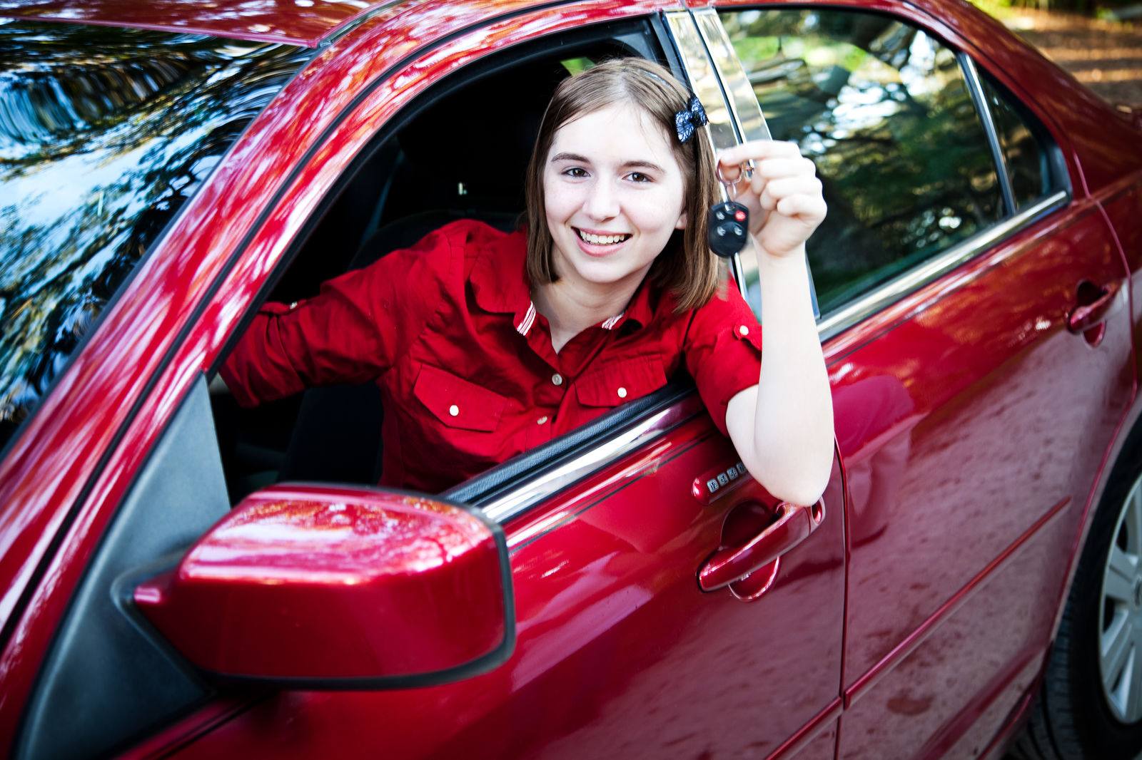 cac young female driver keys